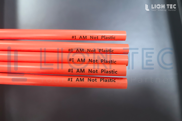 塑料吸管UV噴碼機-給頭部客戶噴碼打樣