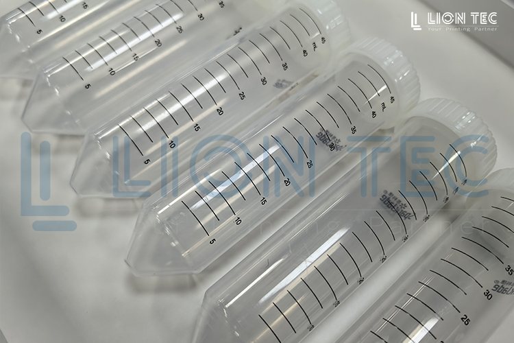 醫(yī)用離心管UV噴碼機解決方案：高清噴印刻度、數(shù)字、logo等