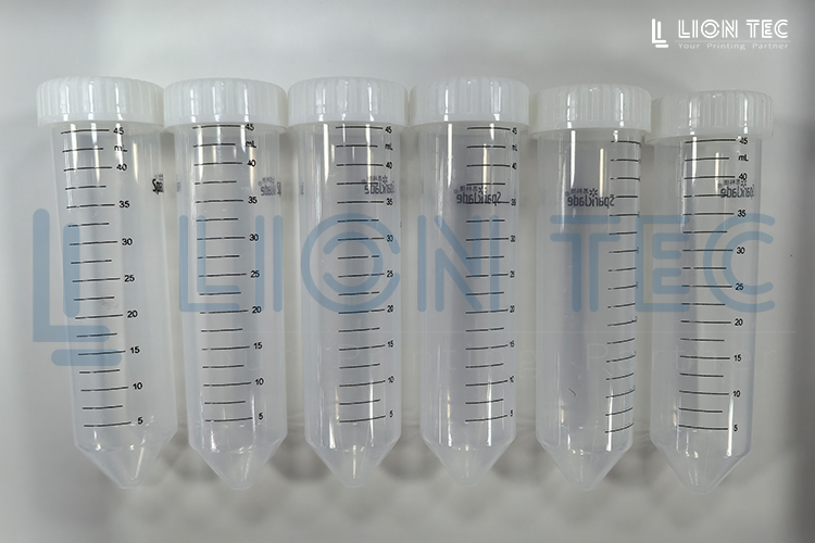 醫(yī)用離心管UV噴碼機解決方案：高清噴印刻度、數(shù)字、logo等
